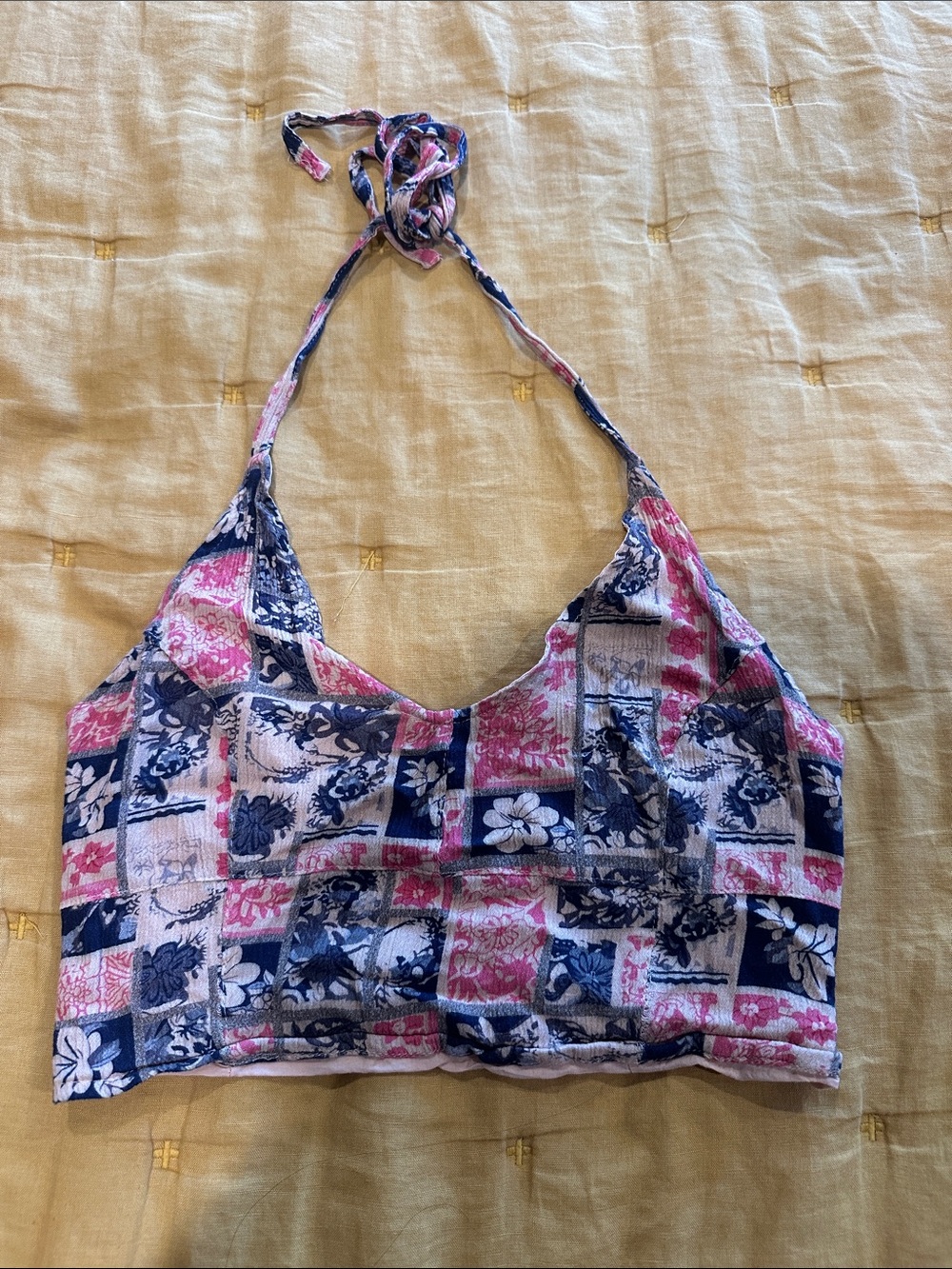 Free People Blush Pink Smocked Tube Top